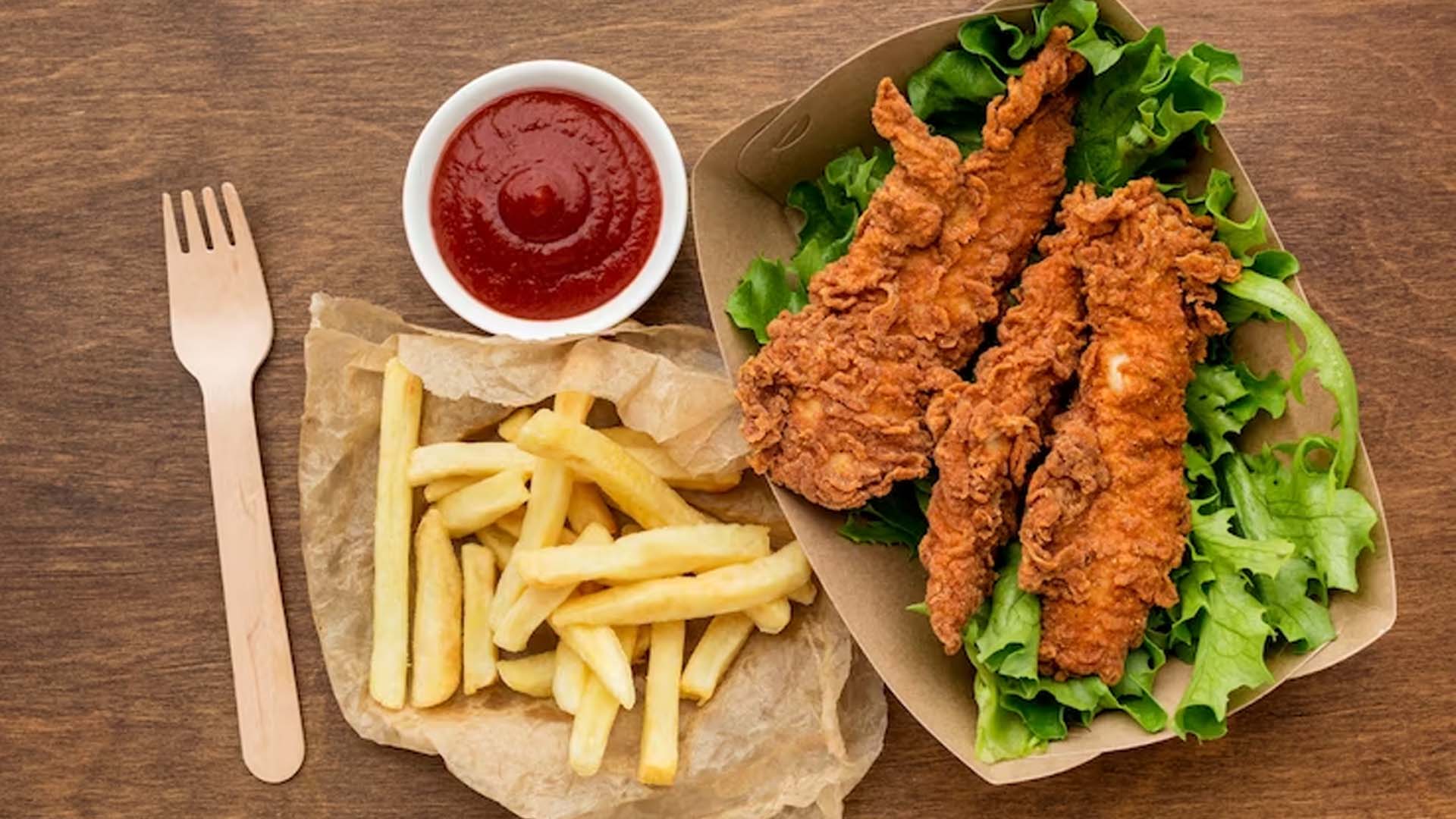 Fried Chicken and French fries