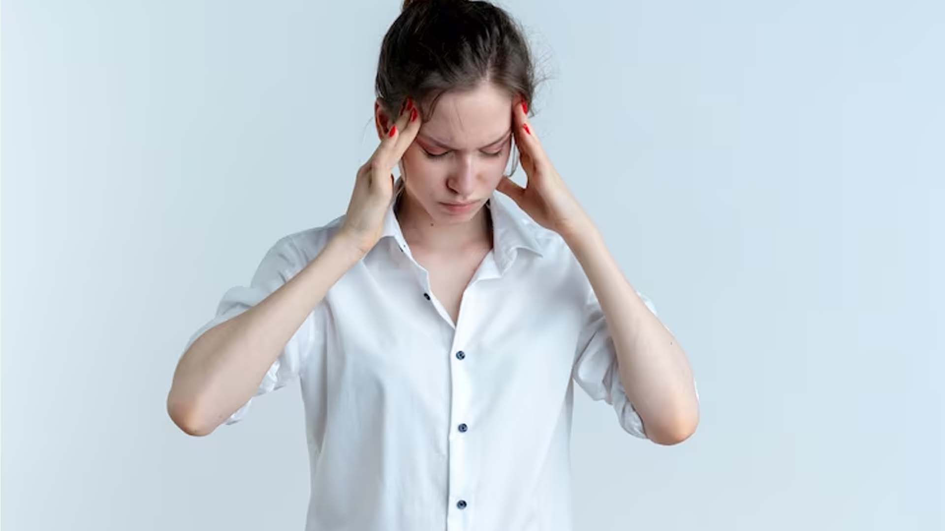 Person suffering from Headache