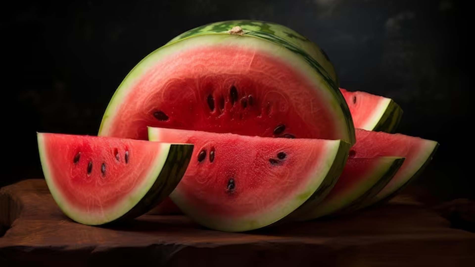 Watermelon sliced