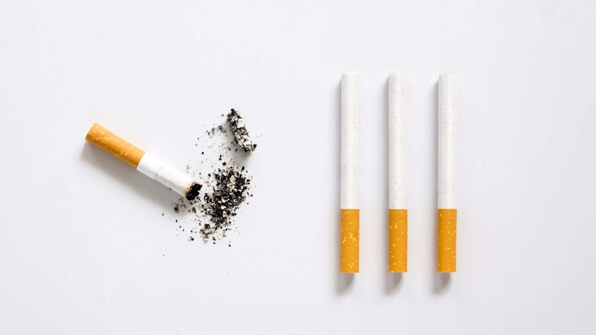 Smoking cigarettes