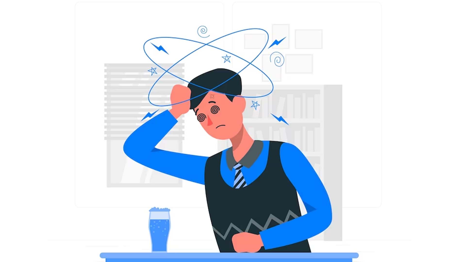 Dizziness illustration