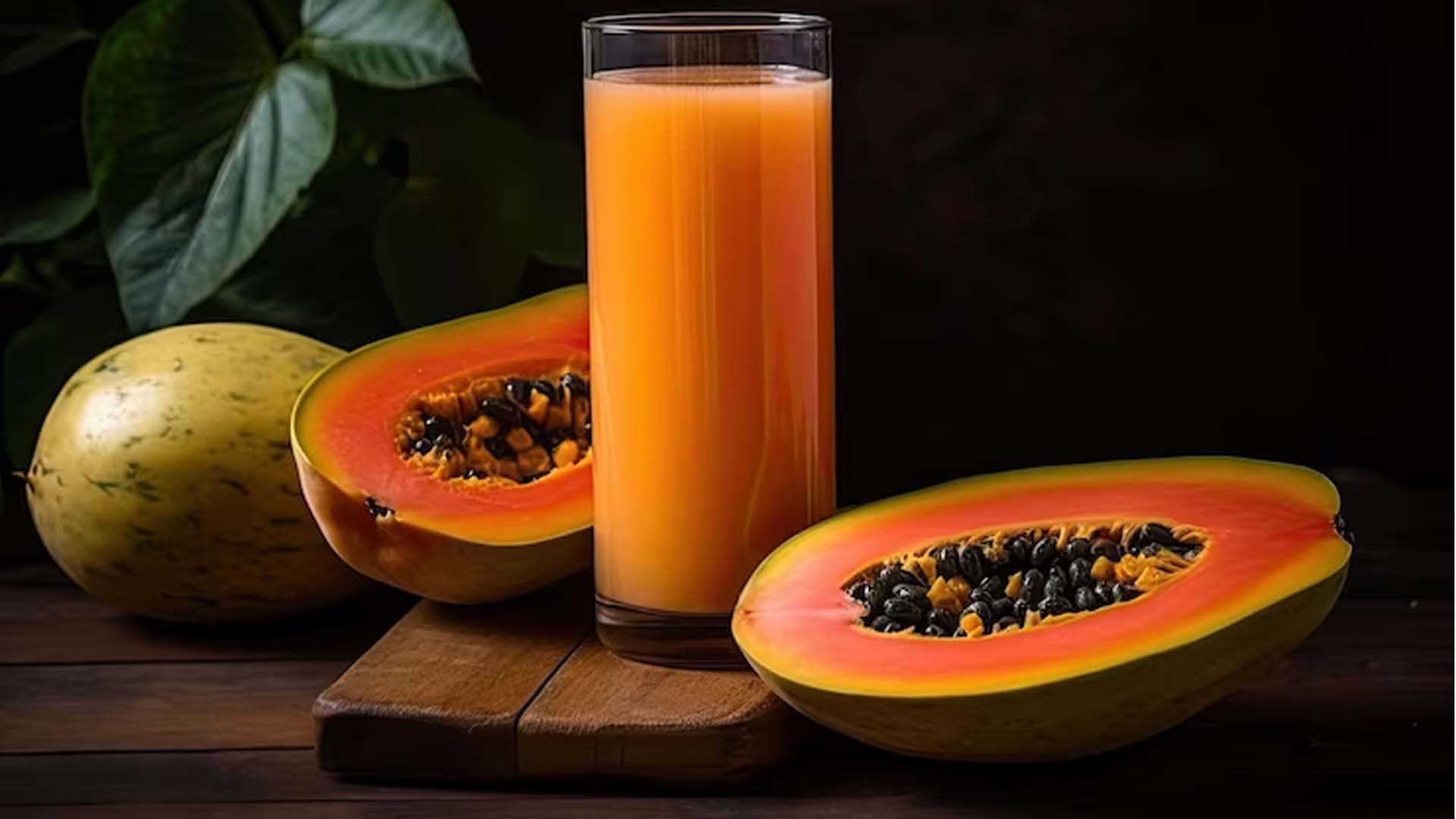 Papaya and papaya juice