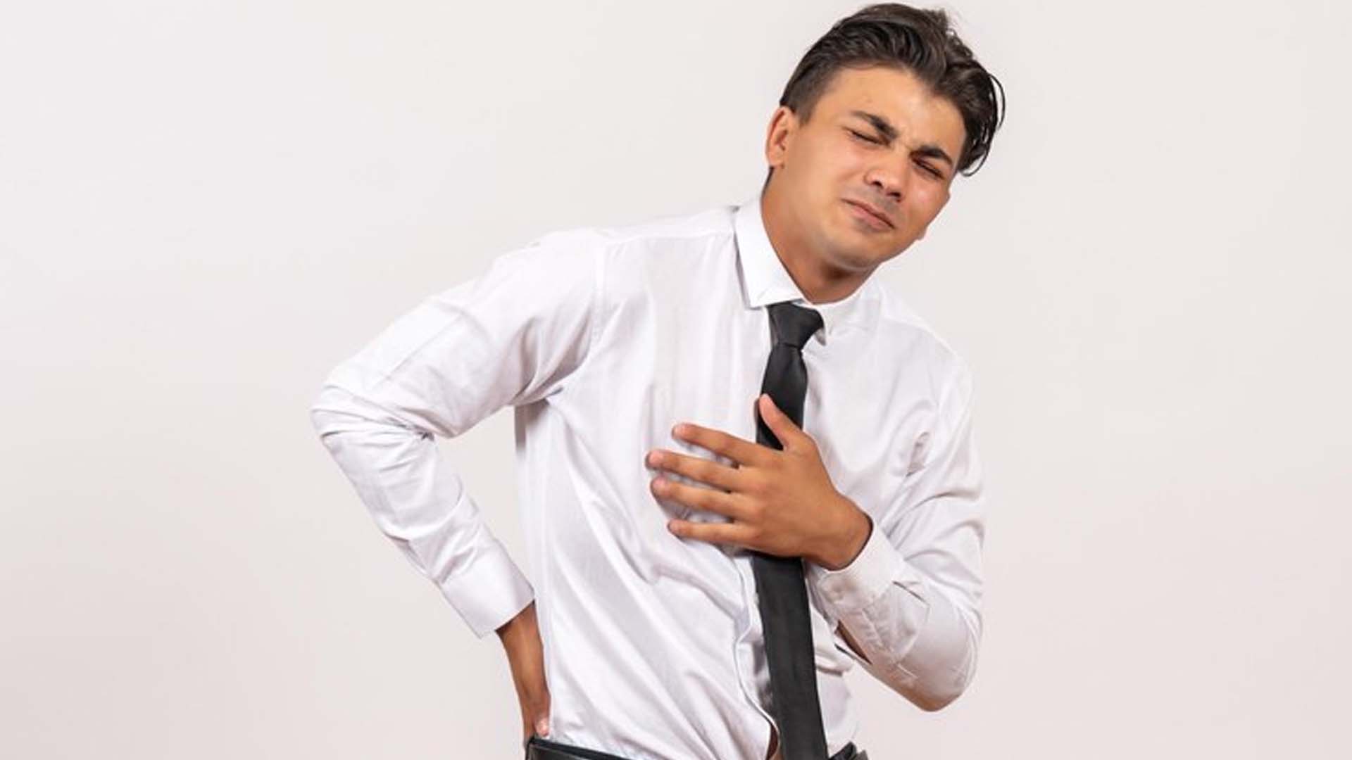 Back Pain and Chest Pain in men