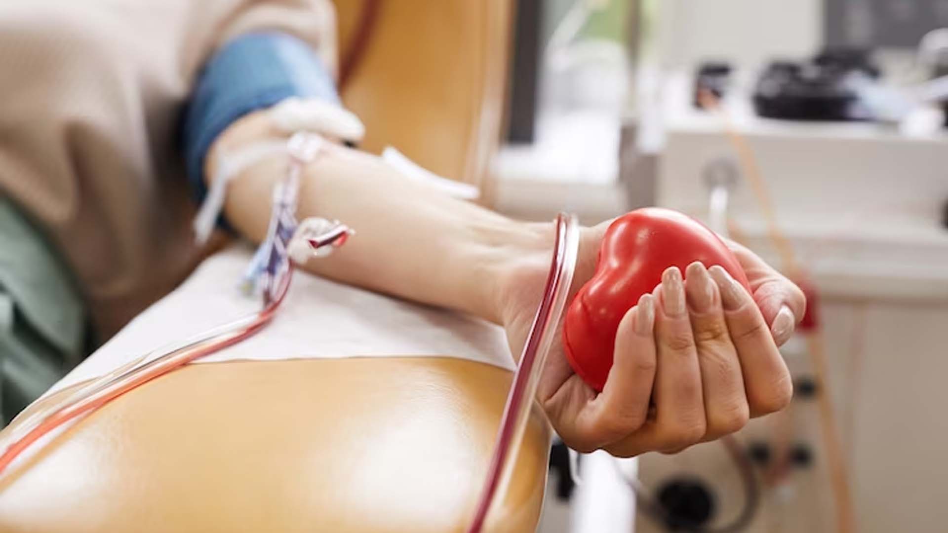 Man Donating Blood