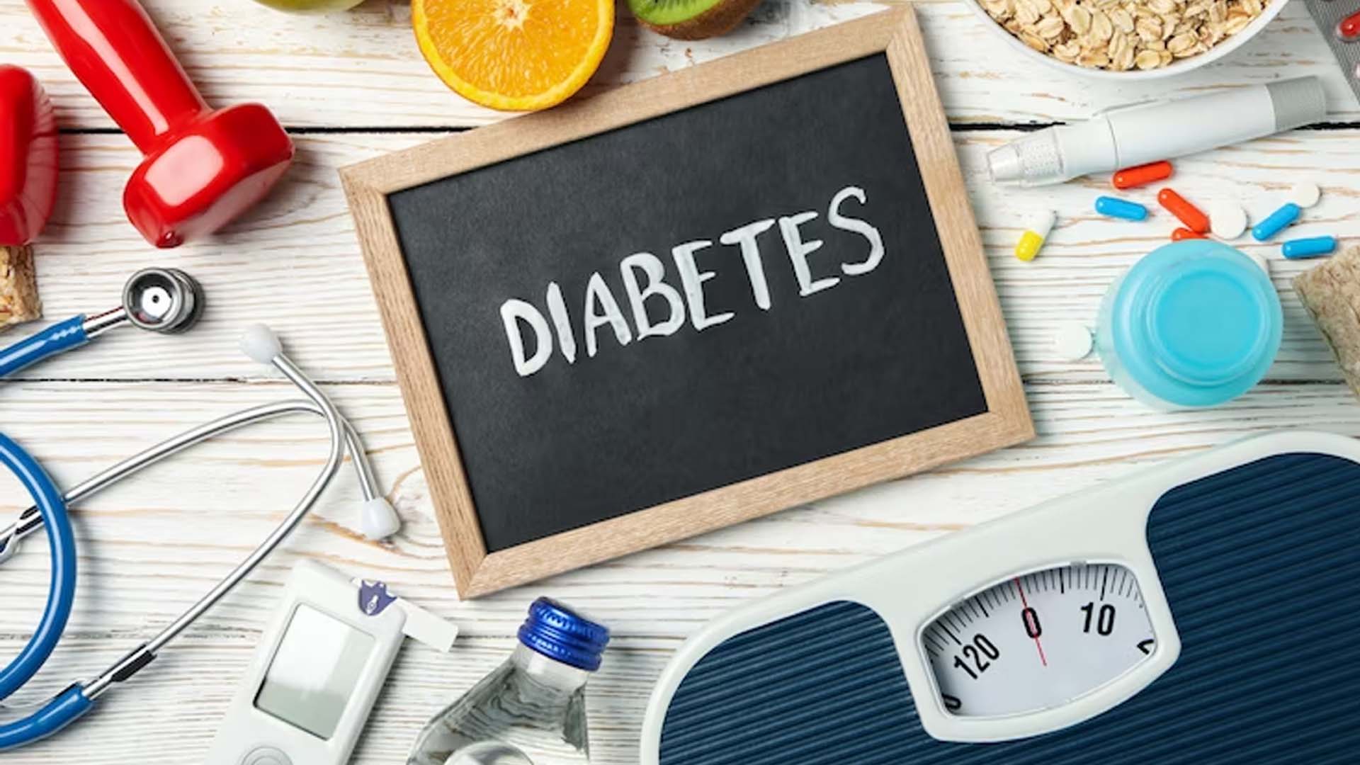 Diabetes written on board