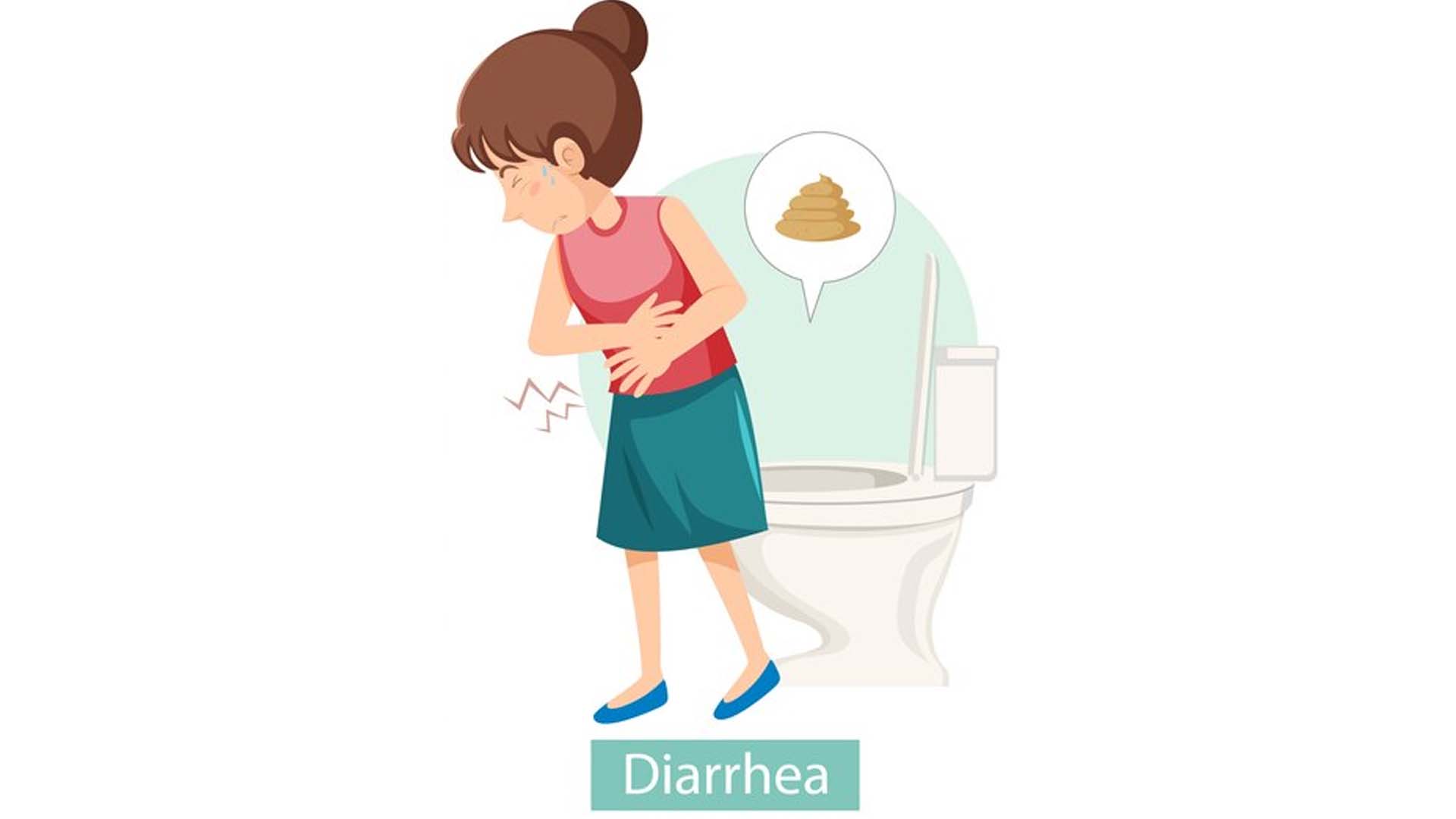 Women suffering from Diarrhea
