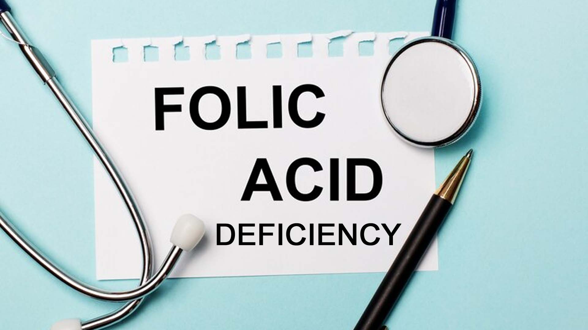 Folic Acid Deficiency Written on Board