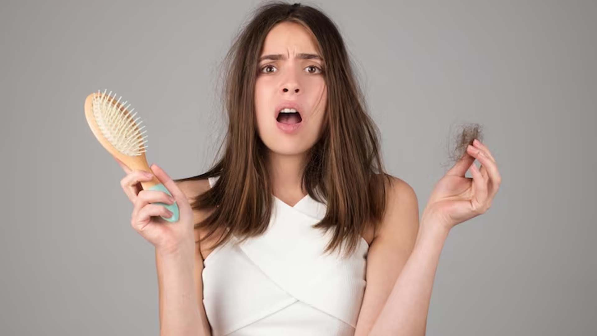 Shocking women with Hair Loss