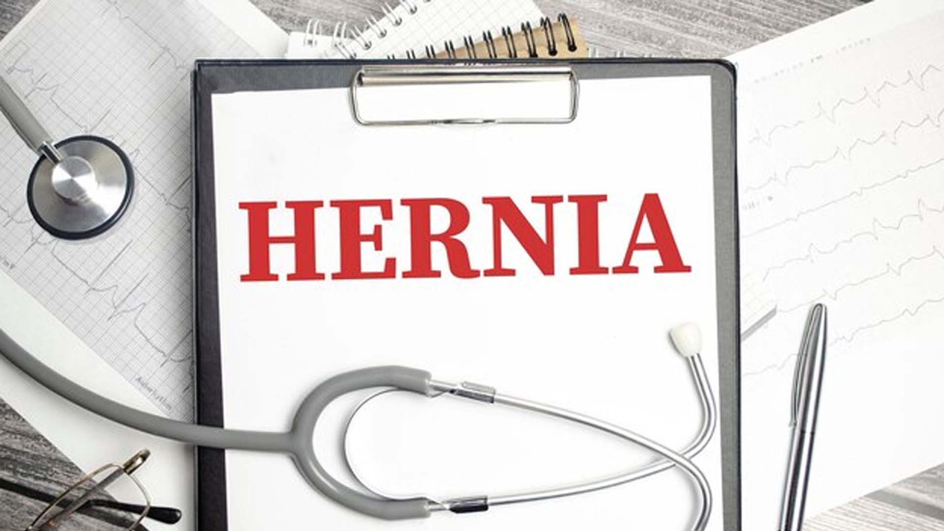 Hernia Written on Notepad