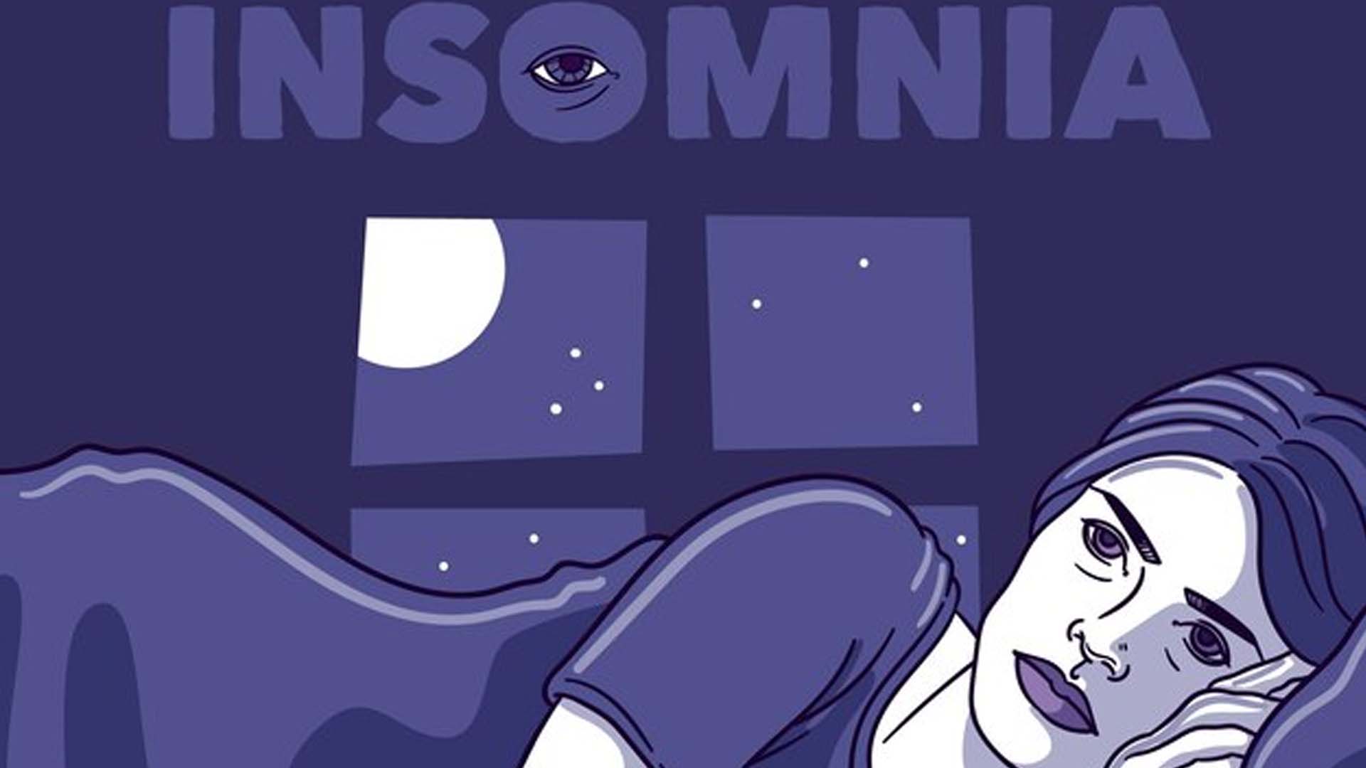 Insomnia, or difficulty falling asleep or staying asleep