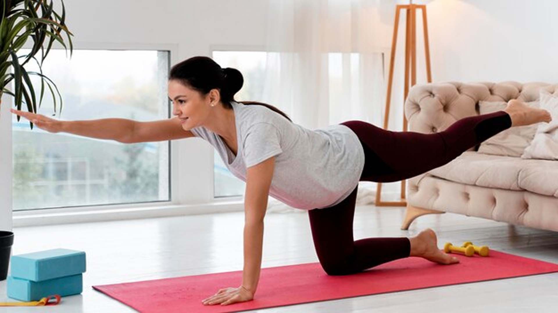 Pregnant Women Exercising