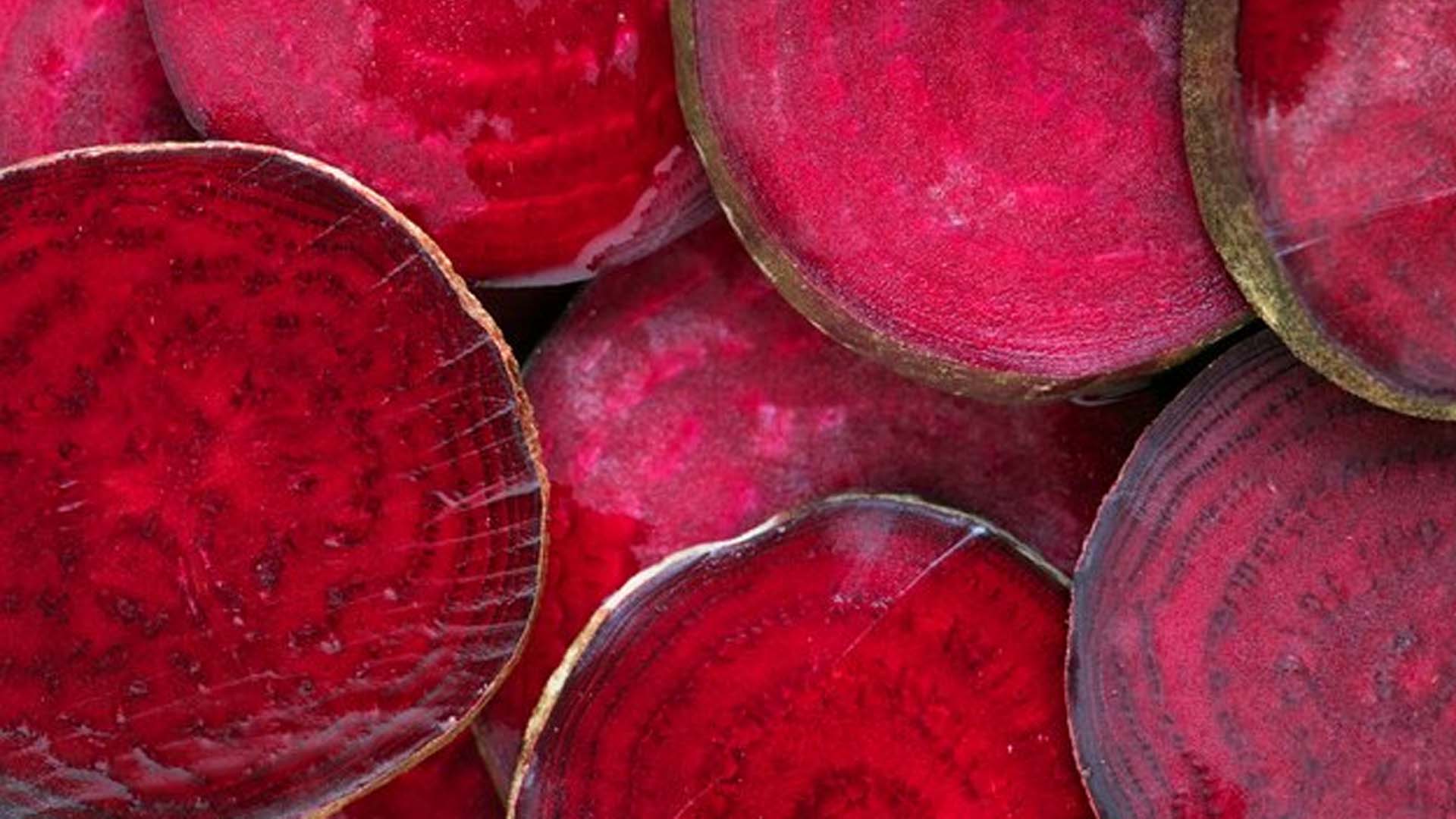 Round sliced Beetroot