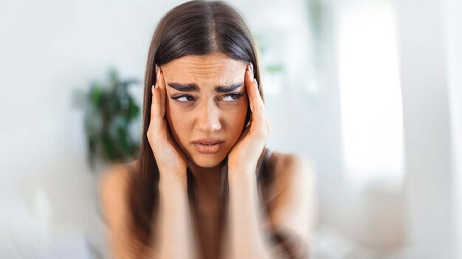Women suffering from Vertigo