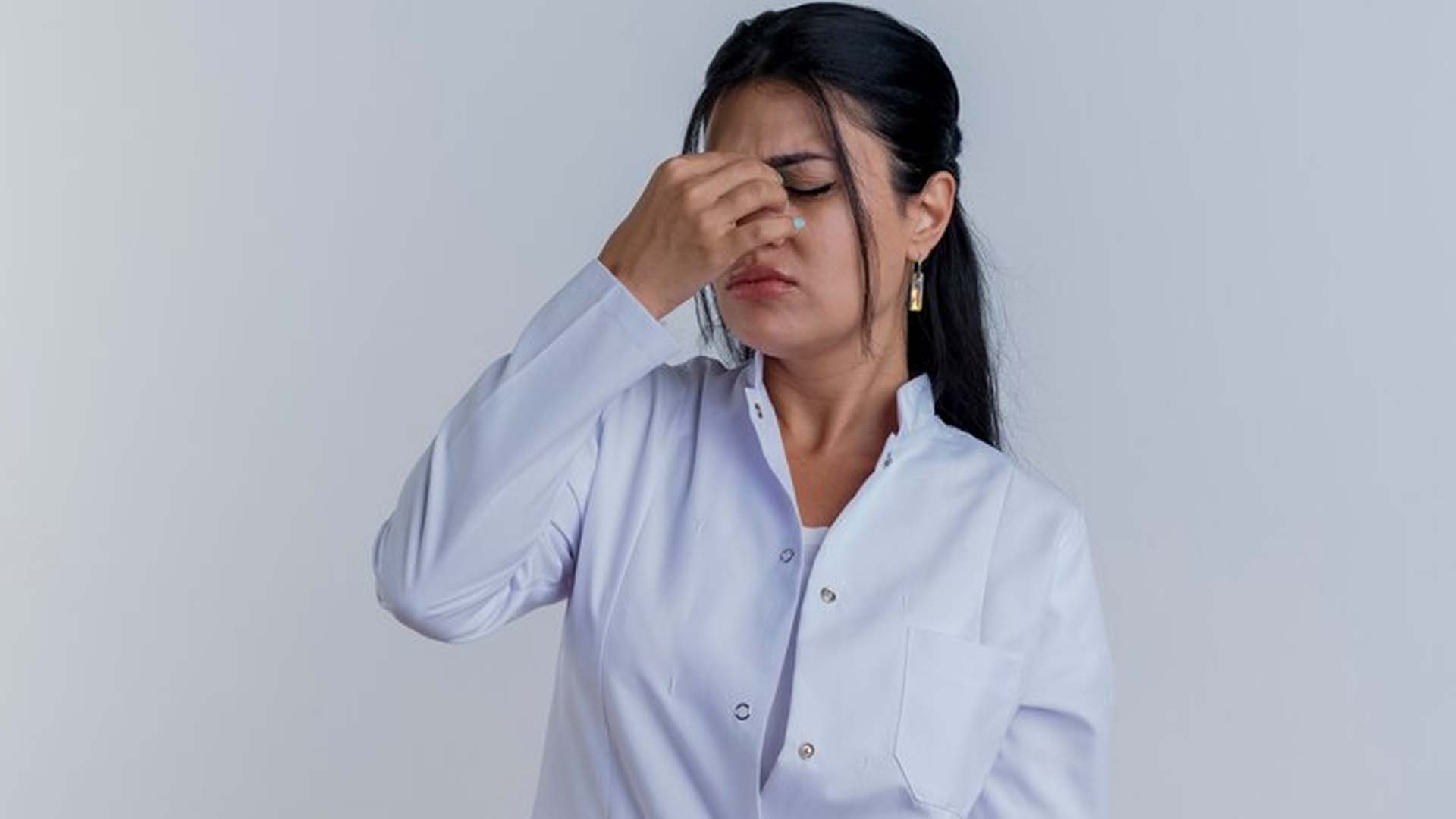 Women Suffering from Sinus
