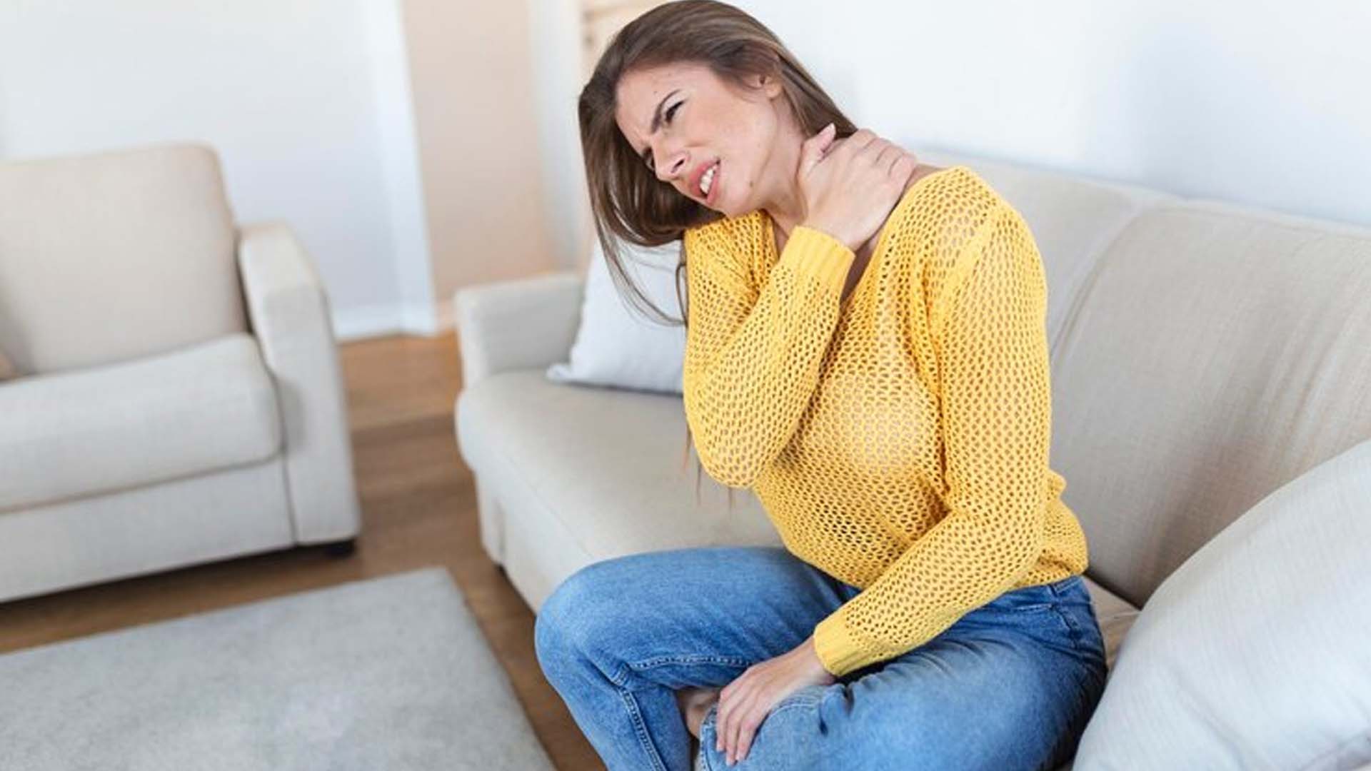 Women suffering from Cervical Spondylosis