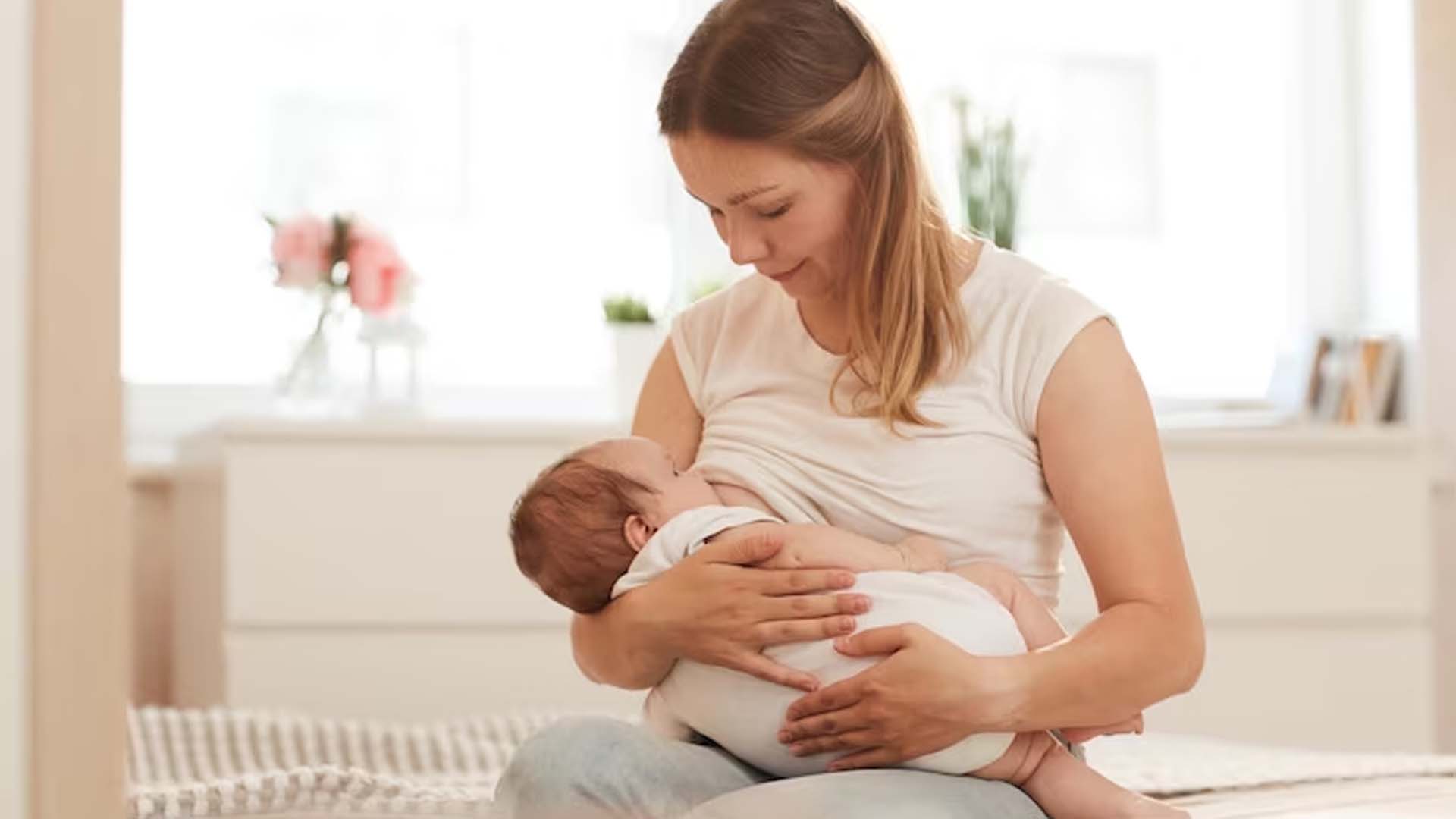 Breastfeeding mom