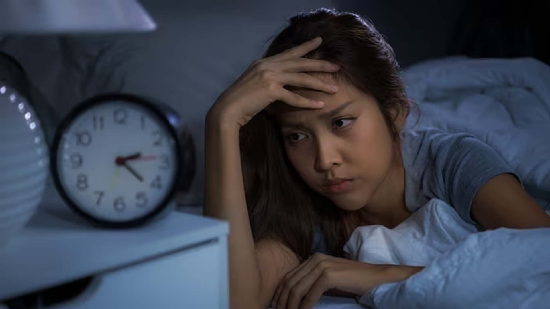 Women Suffering from Insomnia