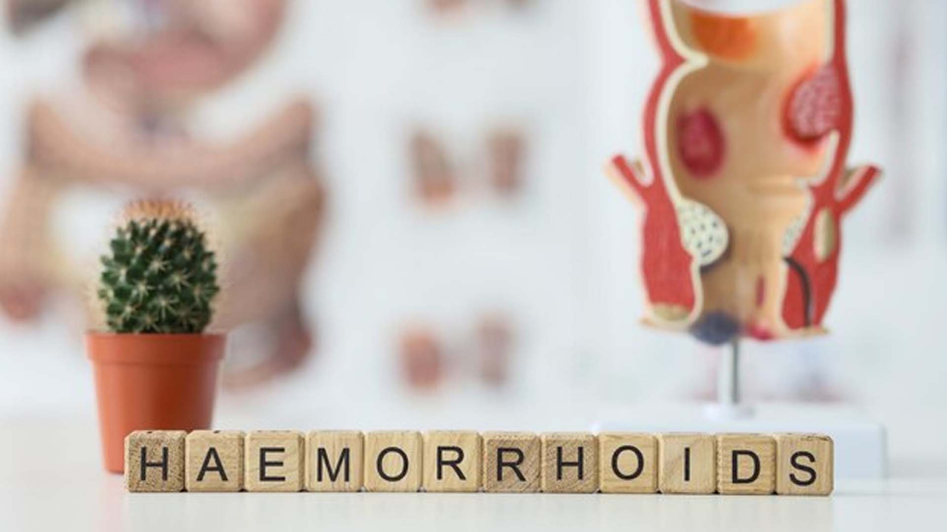 Hemorrhoids text letters