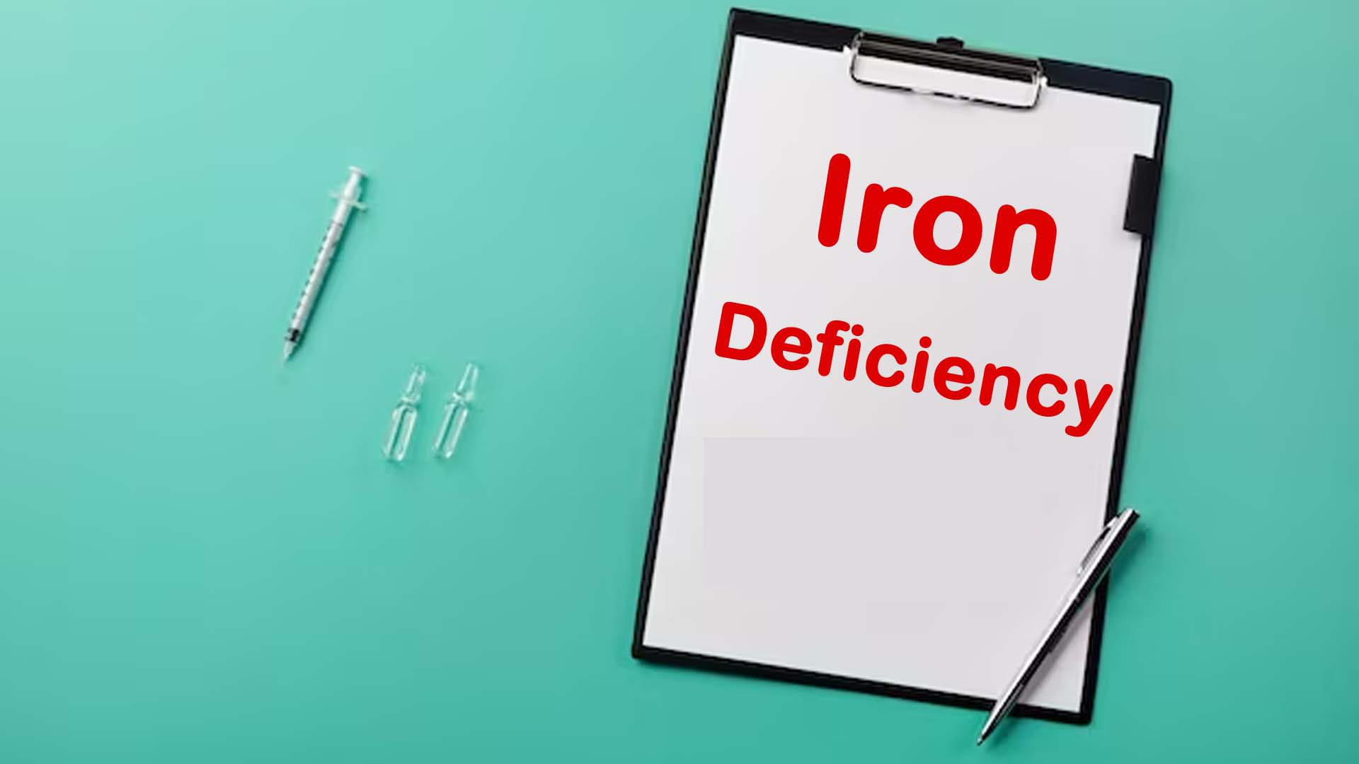Iron Deficiency written