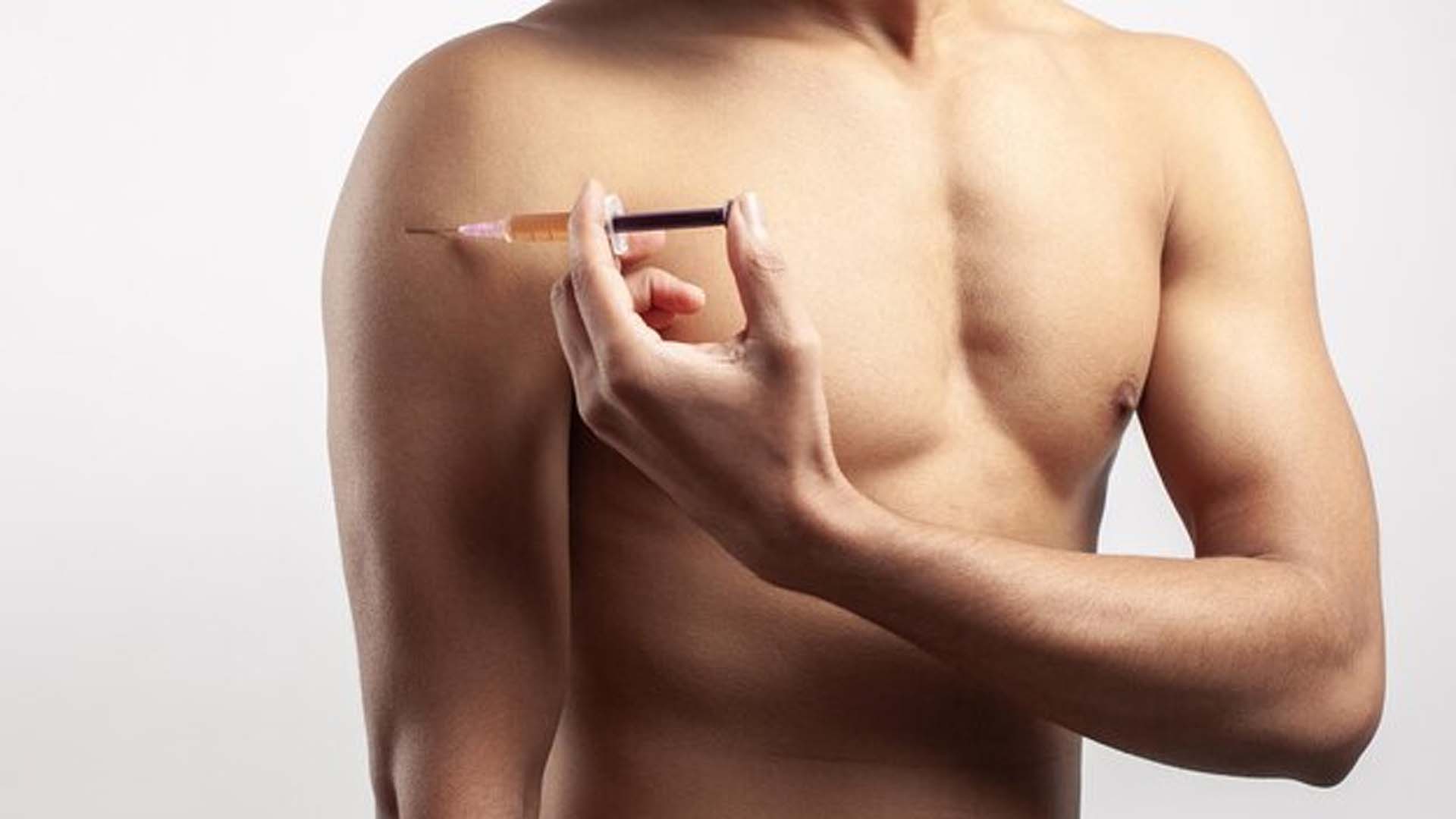 Man taking Steroids