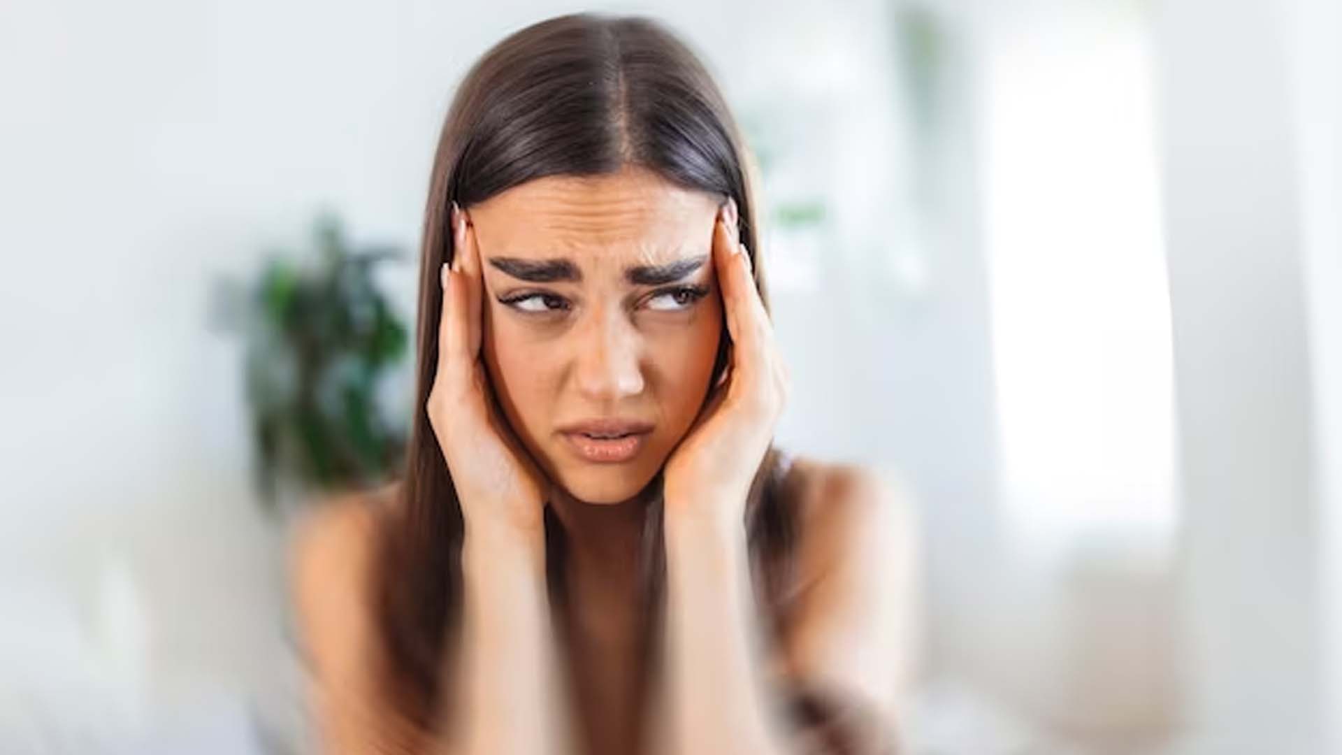 Women suffering from Vertigo