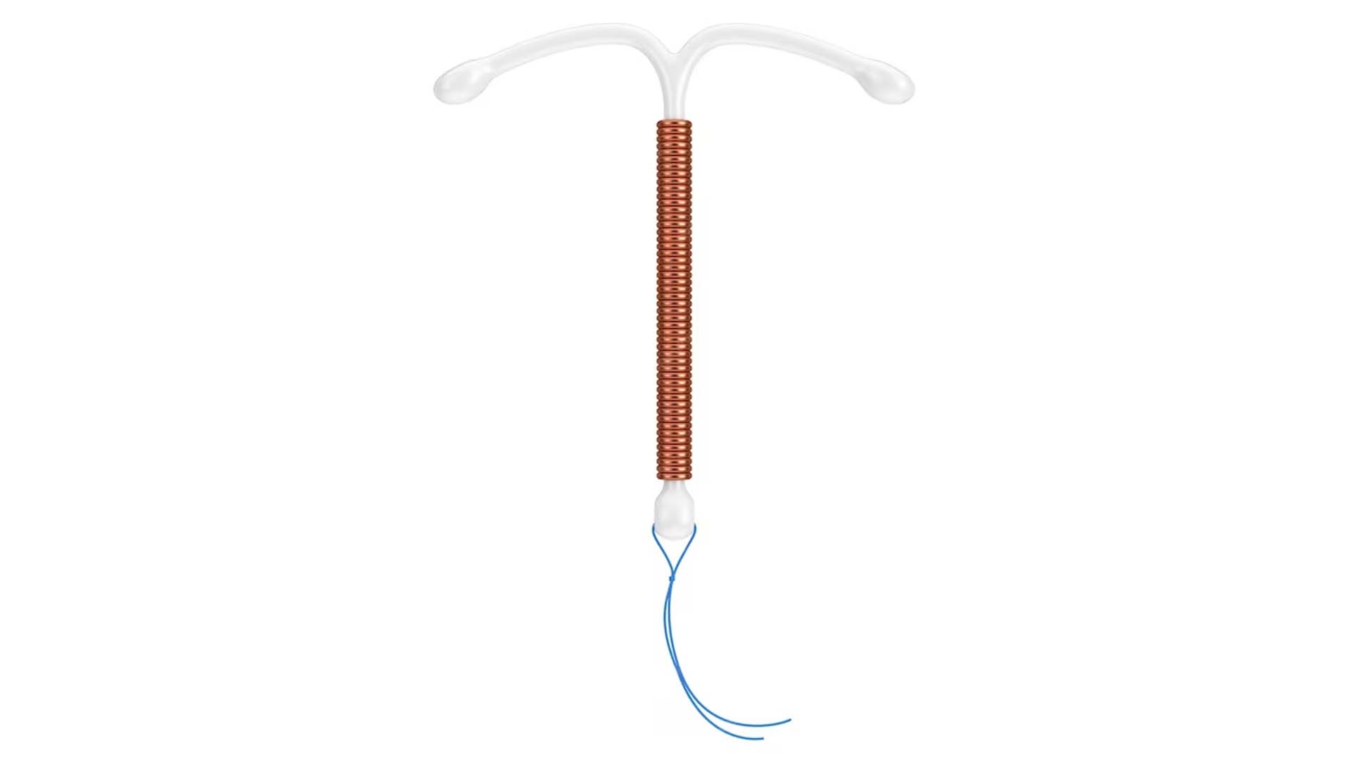 Copper-T, intrauterine device (IUD)