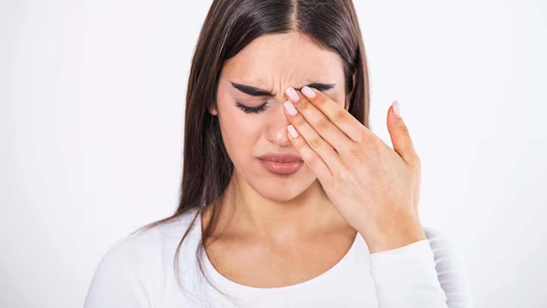 Women with Eye Pain
