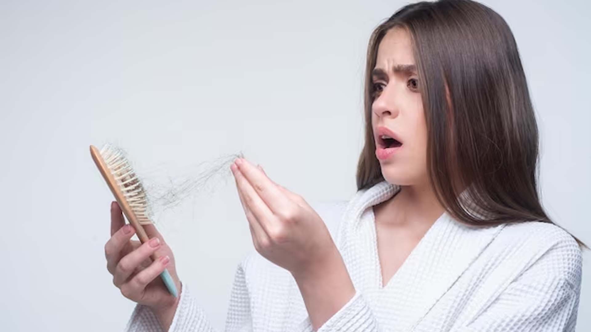 Women shocked for Hair Loss