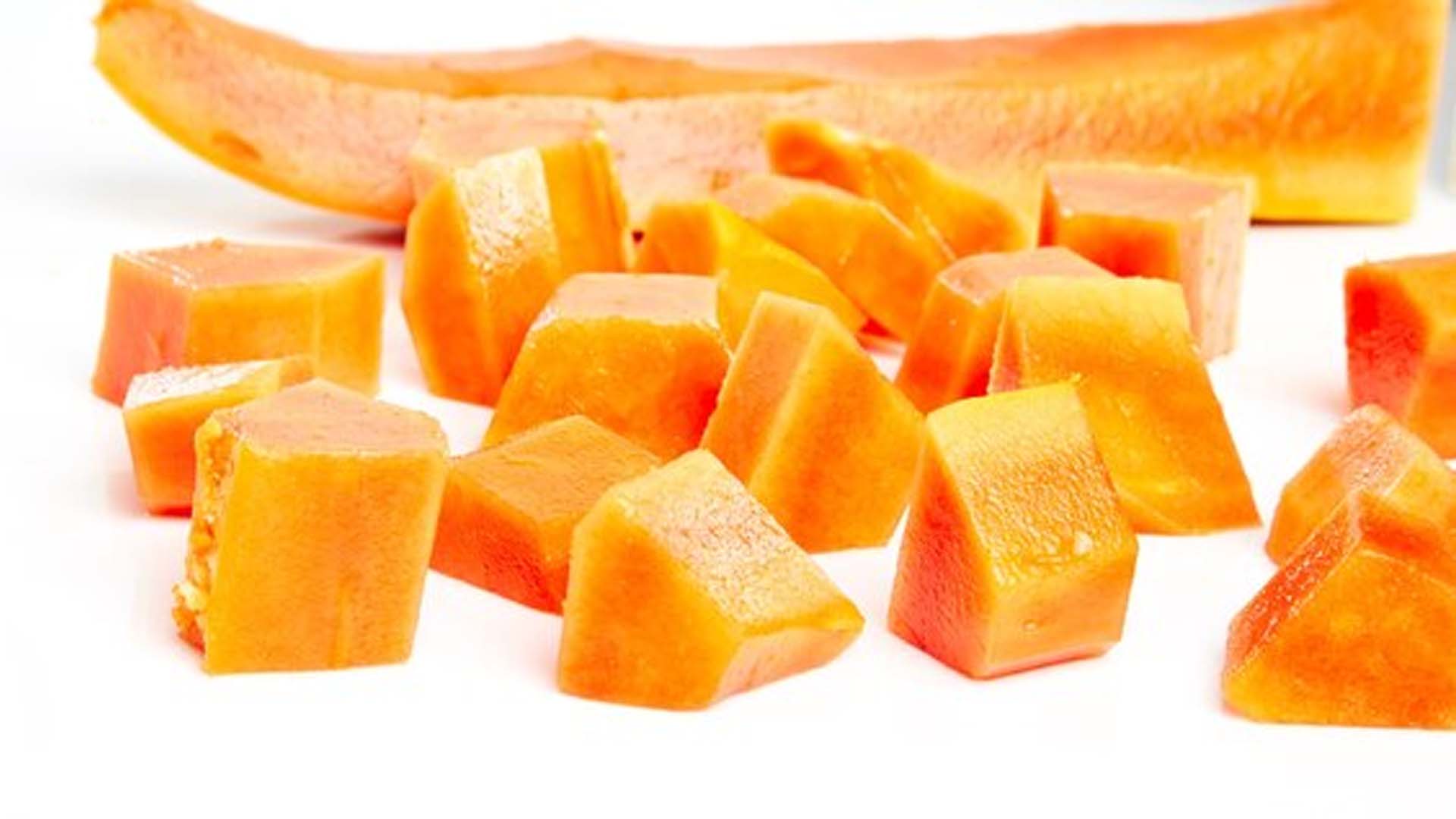 Ripe Papaya Pieces