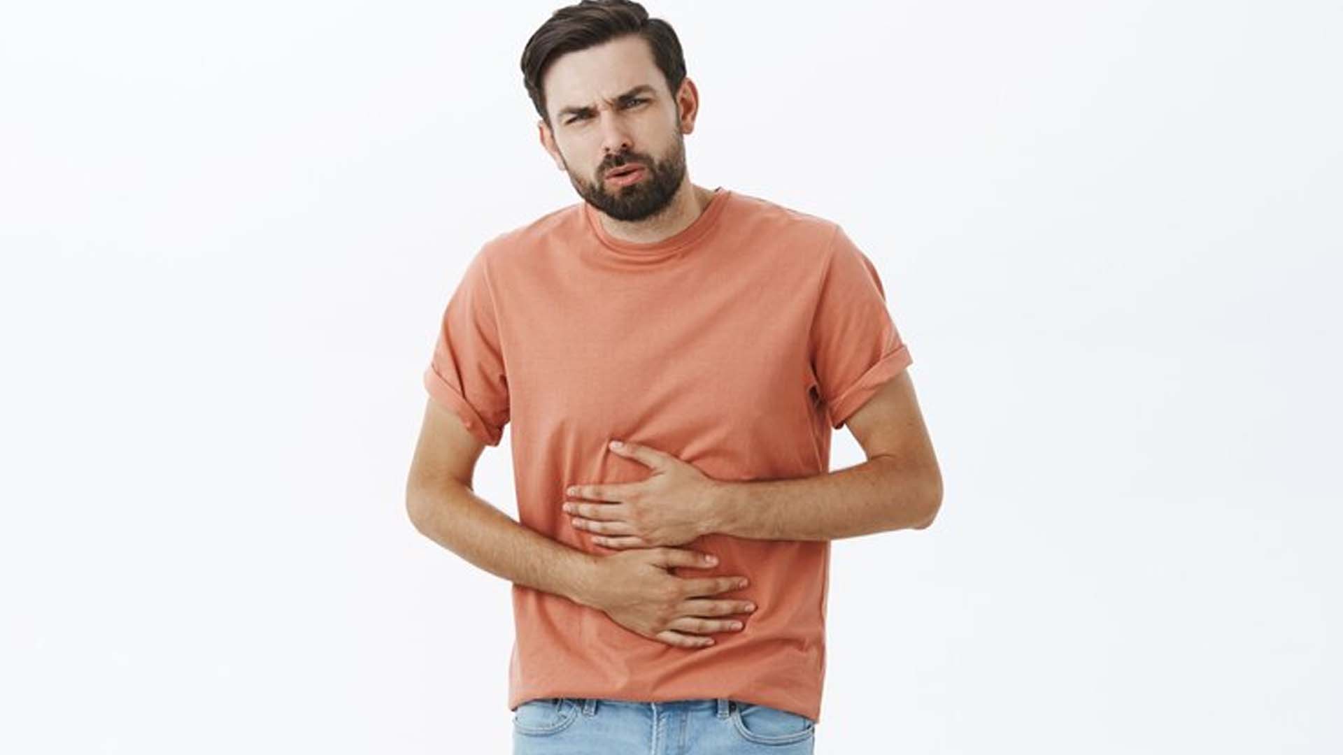 Man suffering from Gas