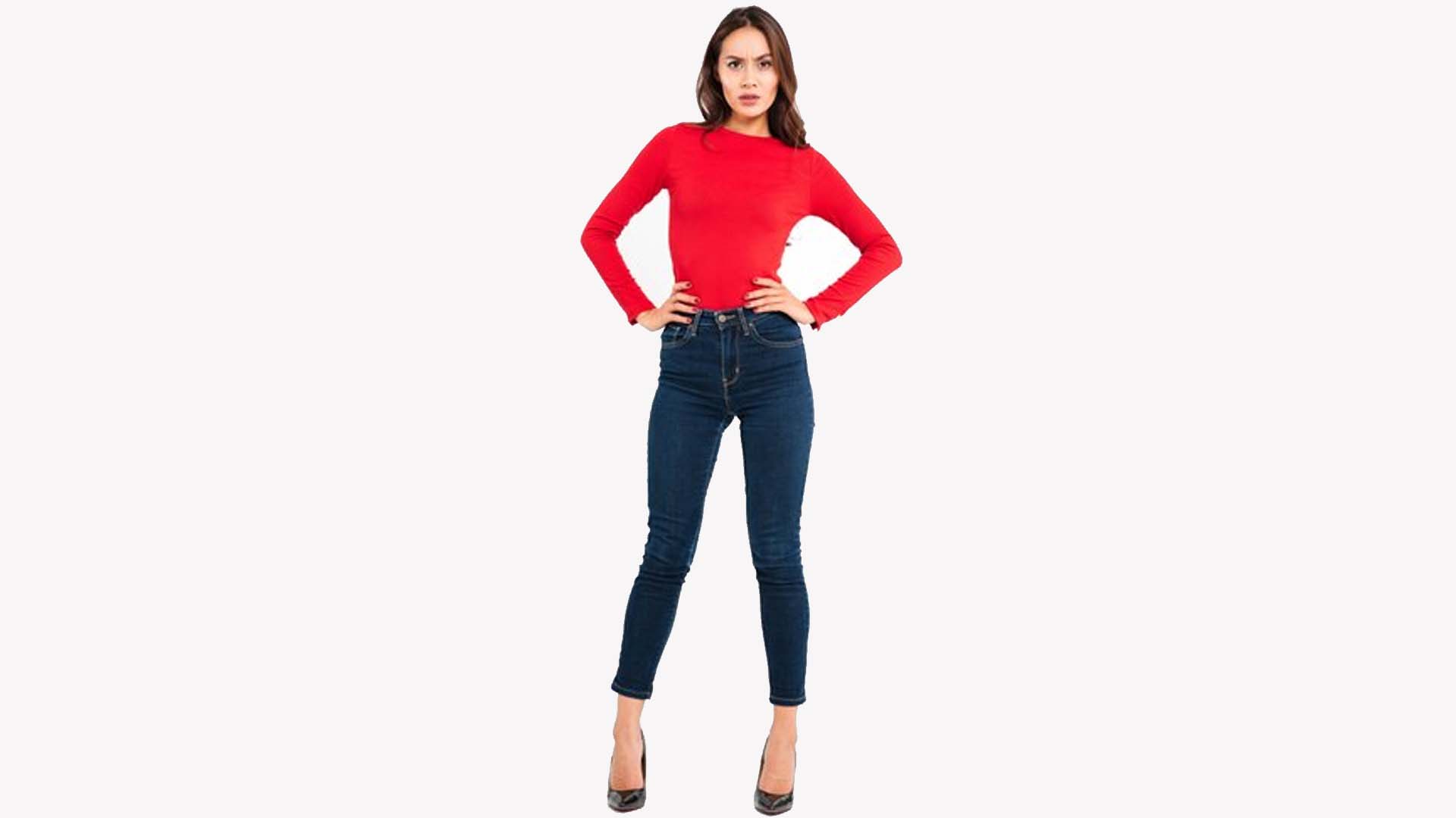 Women wearing jeans