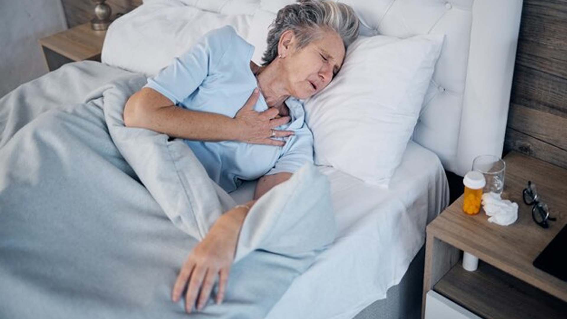Women having Heart Attack in Sleep