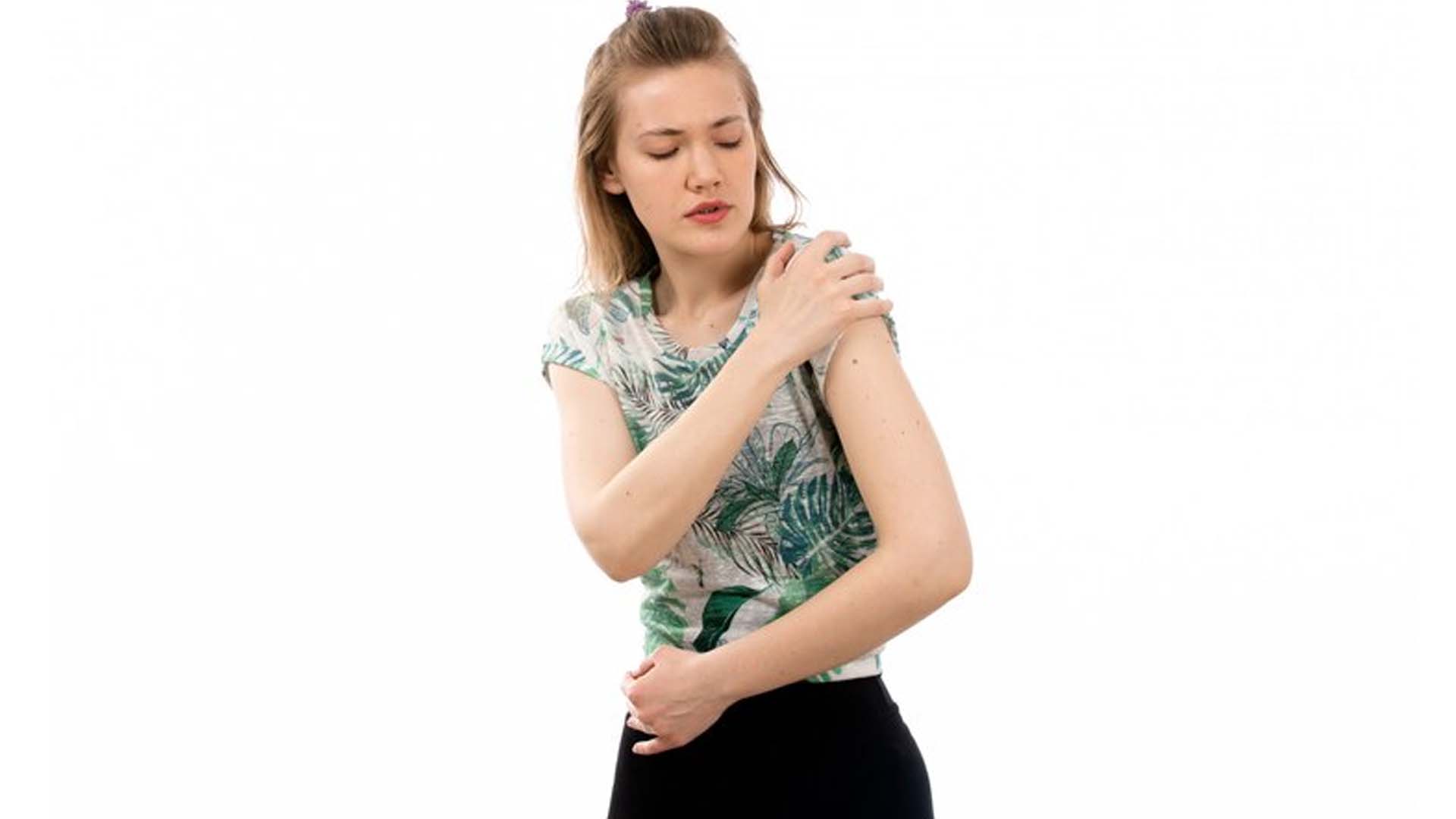 Women with shoulder Joint Pain