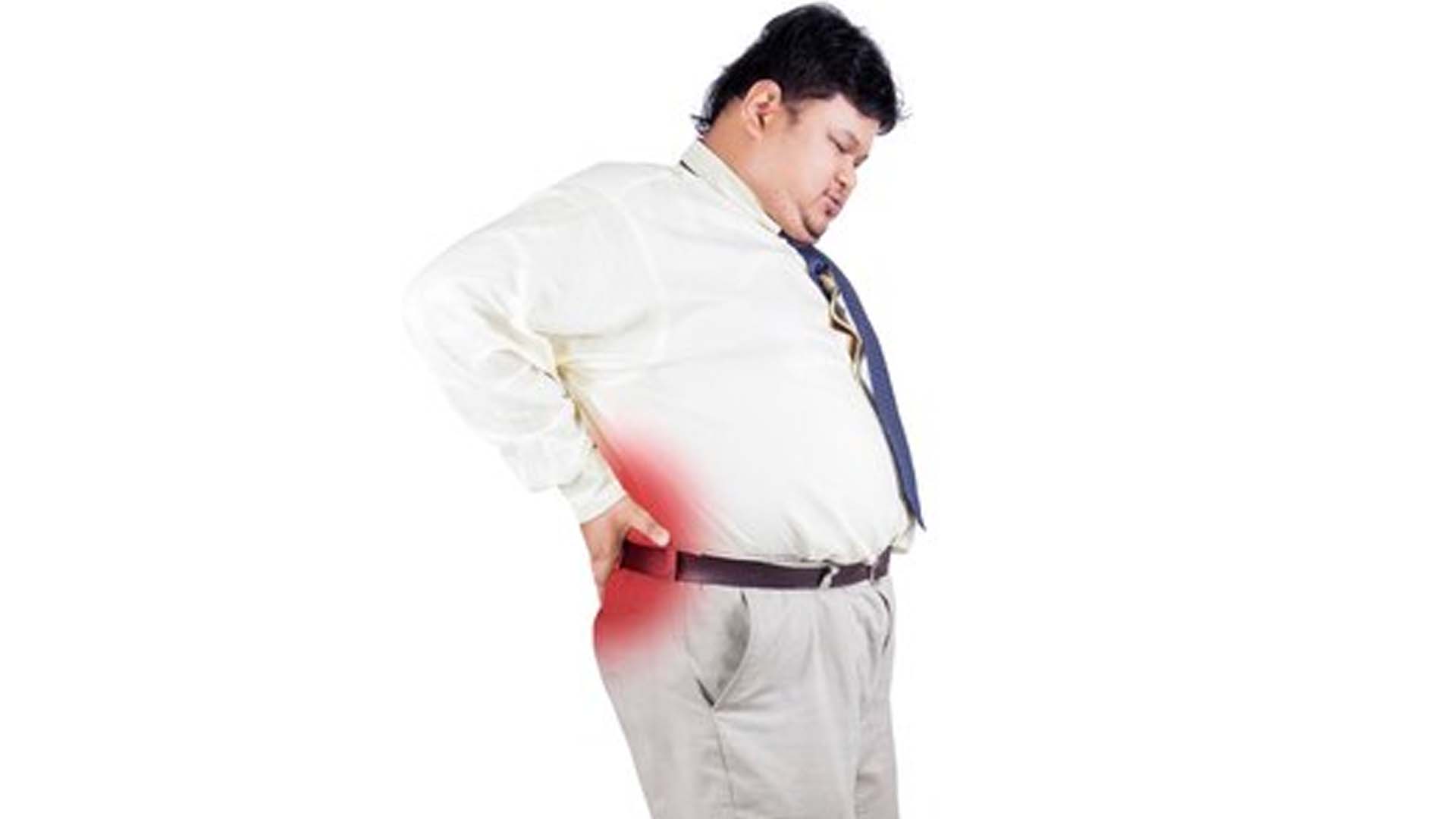 Lower Back Pain in Obese man